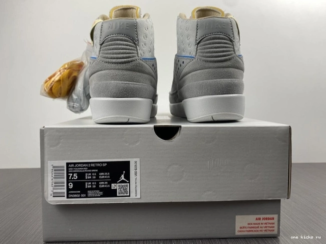 Rep Fog Retro 2 DN3802-001 Jordan Union Grey 0711